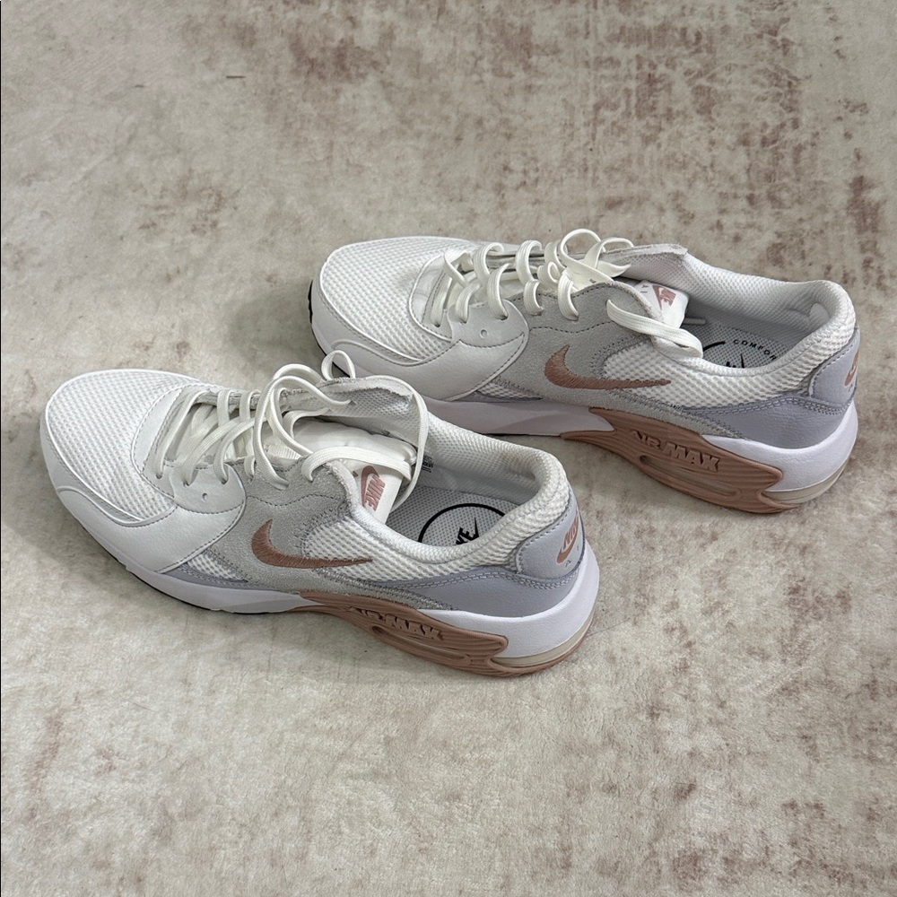 Nike Women's Air Max Excee Shoes Size 9 White Particle Pink Like New - Picture 3 of 5